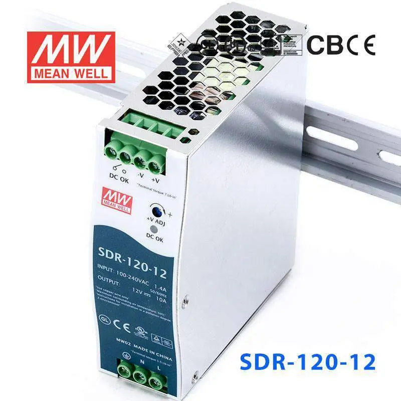 SDR-120-12 MEAN WELL Power Supply | HTD Electronics