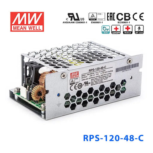 RPS-120-48-C MEAN WELL Power Supply | HTD Electronics