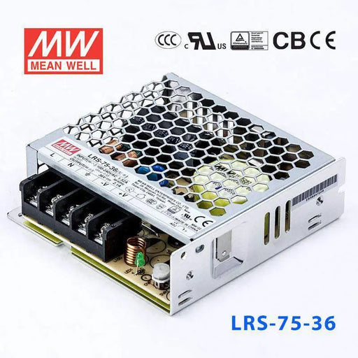LRS-75-36 MEAN WELL Power Supply | HTD Electronics