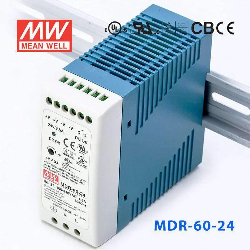 MDR-60-24 MEAN WELL Power Supply | HTD Electronics