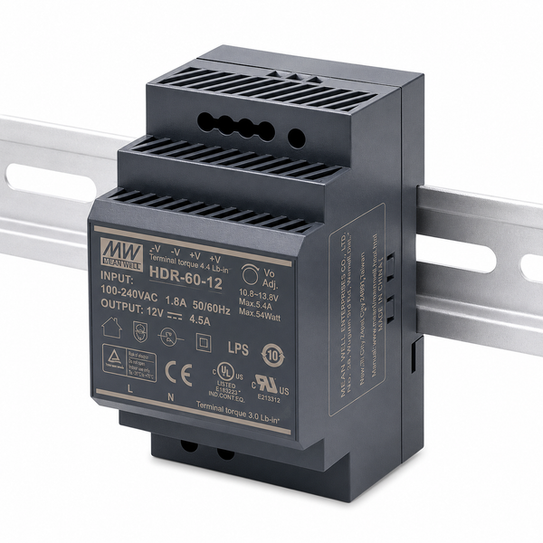 HDR-60 MEAN WELL Power Supply | HTD Electronics