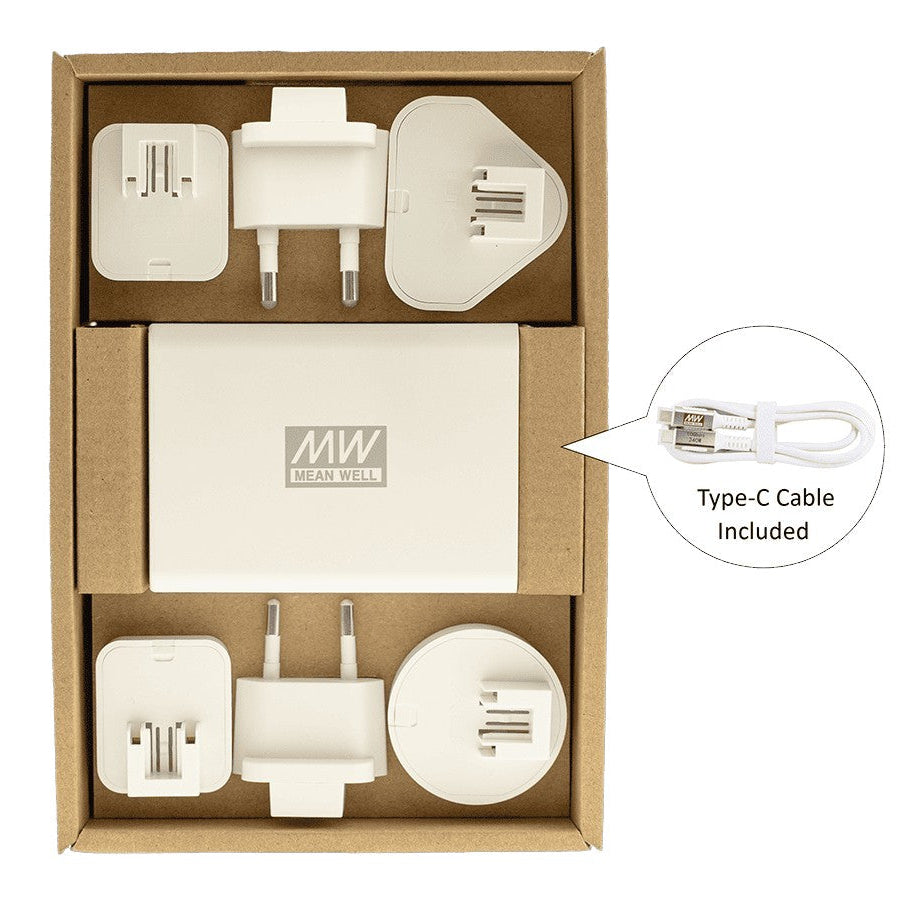 Chargeur rapide mural (Niveau VI) — USB GaN 4 ports ITE
