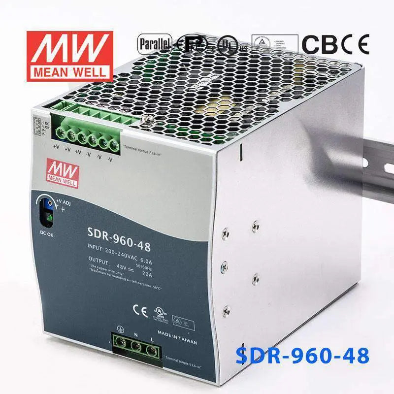 SDR-960-48 MEAN WELL Power Supply | HTD Electronics