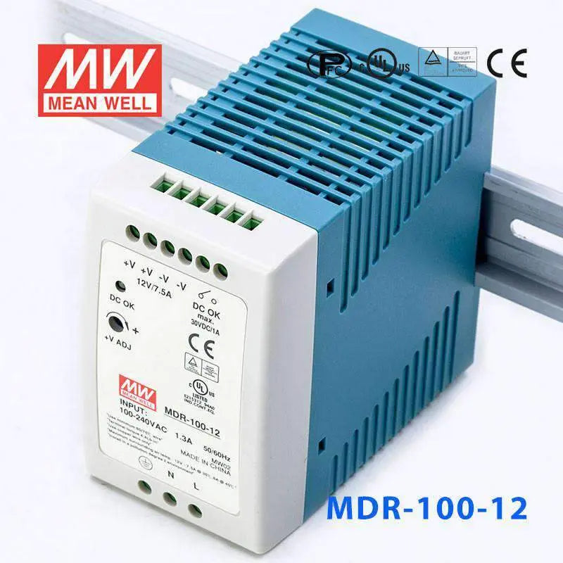 MDR-100-12 MEAN WELL Power Supply | HTD Electronics