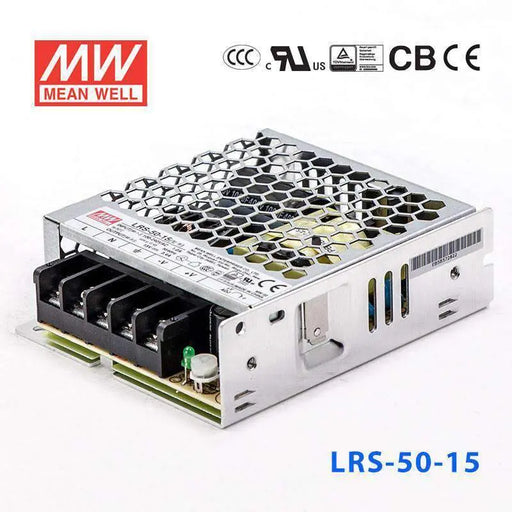 LRS-50-15 MEAN WELL Power Supply | HTD Electronics