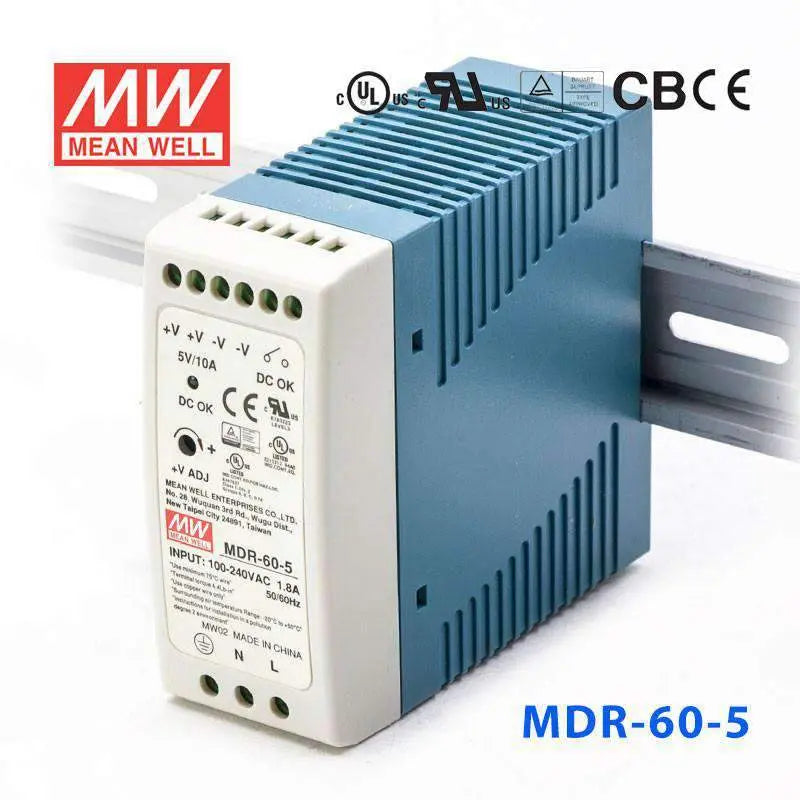 MDR-60-5 MEAN WELL Power Supply | HTD Electronics
