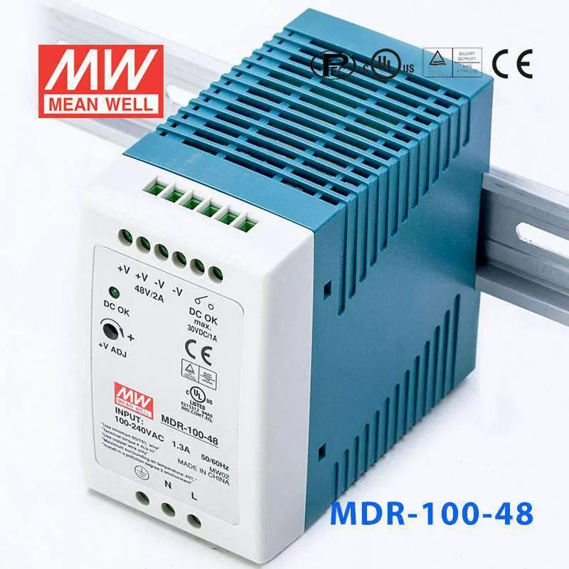 MDR-100-48 MEAN WELL Power Supply | HTD Electronics