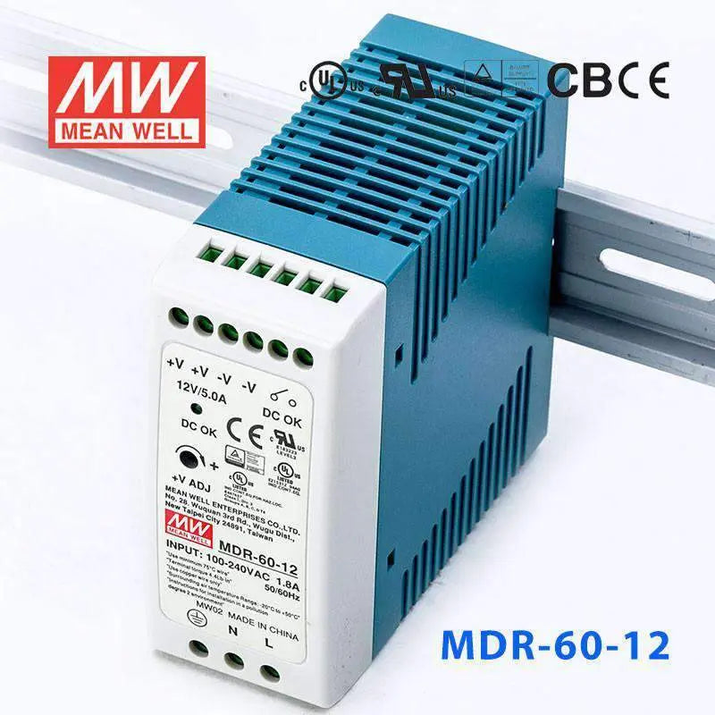 MDR-60-12 MEAN WELL Power Supply | HTD Electronics