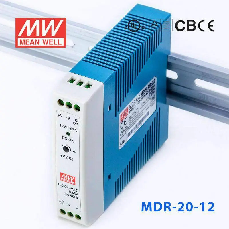 MDR-20-12 MEAN WELL Power Supply | HTD Electronics