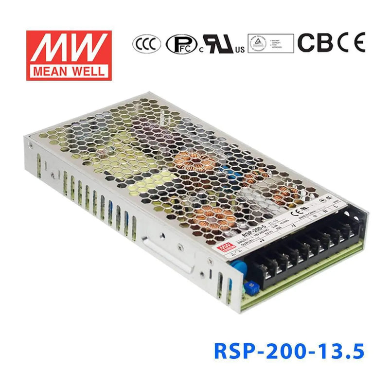 RSP-200-13.5 MEAN WELL Power Supply | HTD Electronics