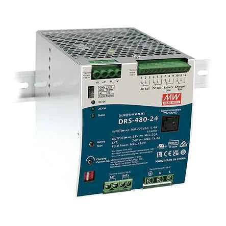 DRS-480 MEAN WELL DIN Rail Power Supply | HTD Electronics