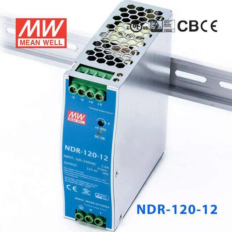 NDR-120-12 MEAN WELL Power Supply | HTD Electronics