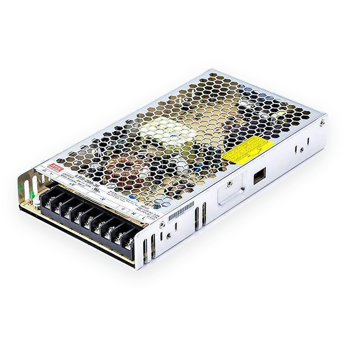 Fuente de alimentación cerrada MEAN WELL LRS-200-36 de 36V 5.9A 200W