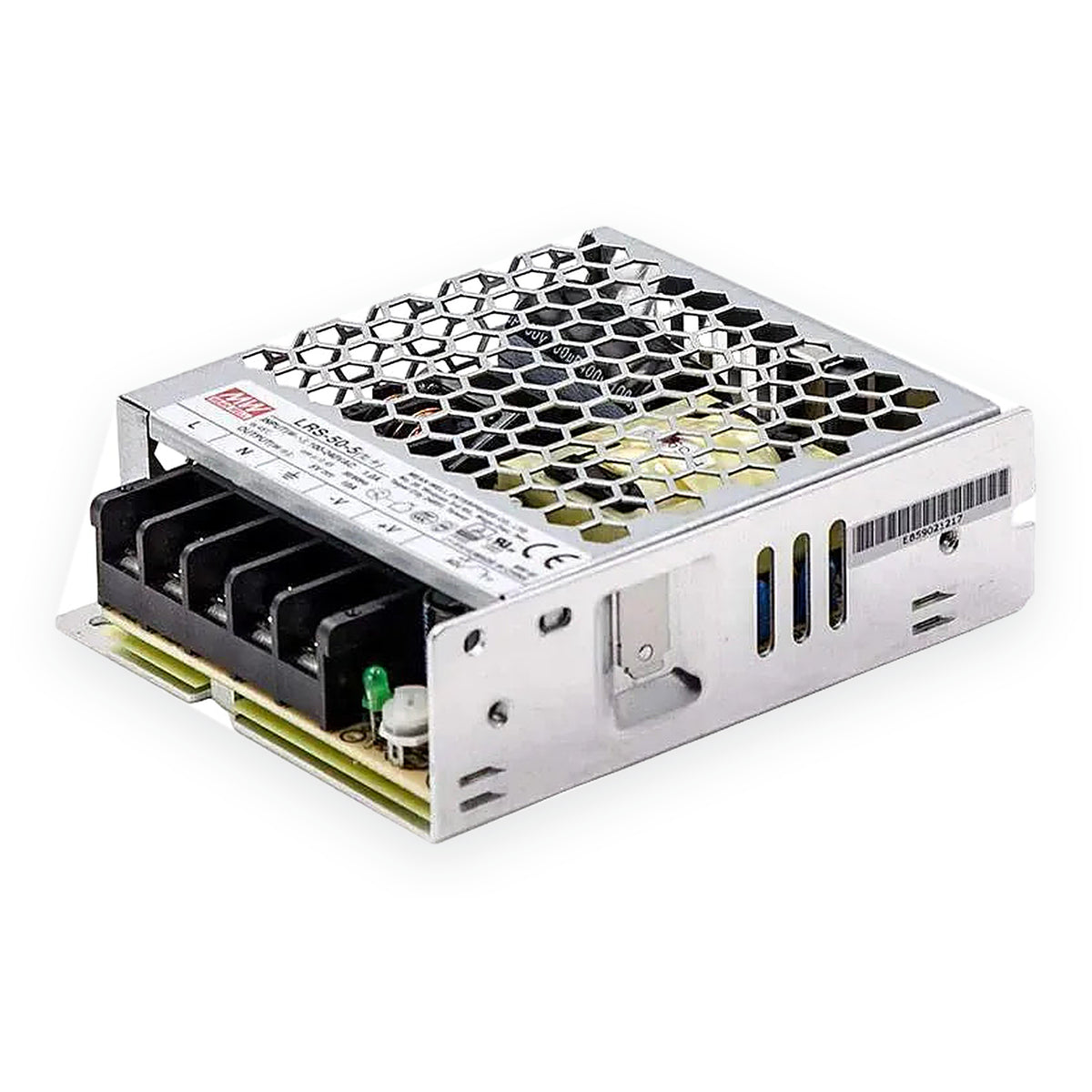 MEAN WELL LRS-50-5 enclosed power supply, 5V 10A 50W