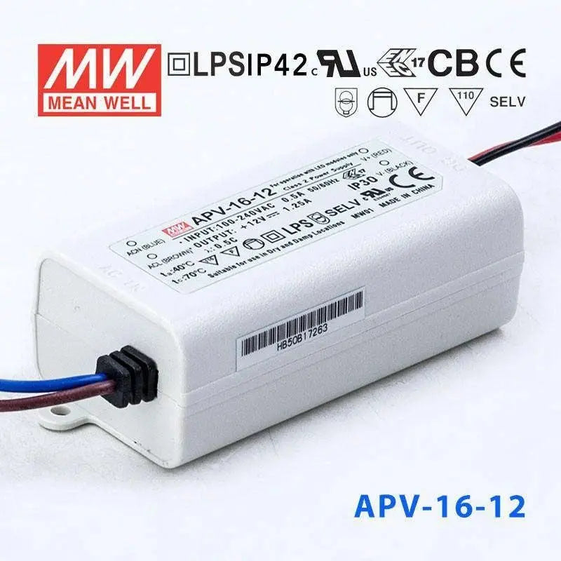 APV-16-12 MEAN WELL Power Supply | HTD Electronics