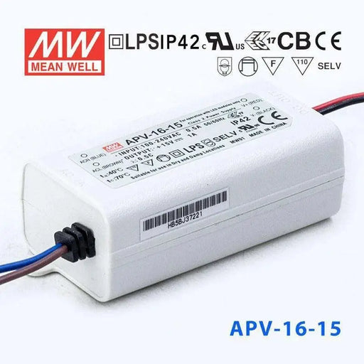 APV-16-15 MEAN WELL Power Supply | HTD Electronics