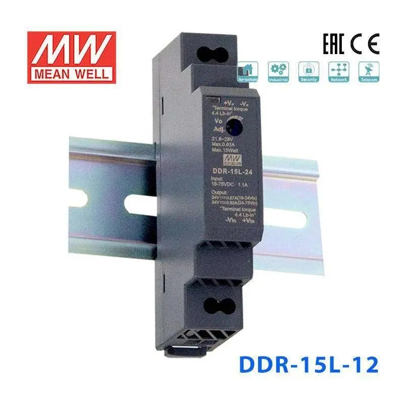 DDR-15L-12 MEAN WELL Power Supply | HTD Electronics