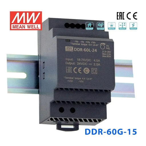 DDR-60G-15 MEAN WELL Power Supply | HTD Electronics