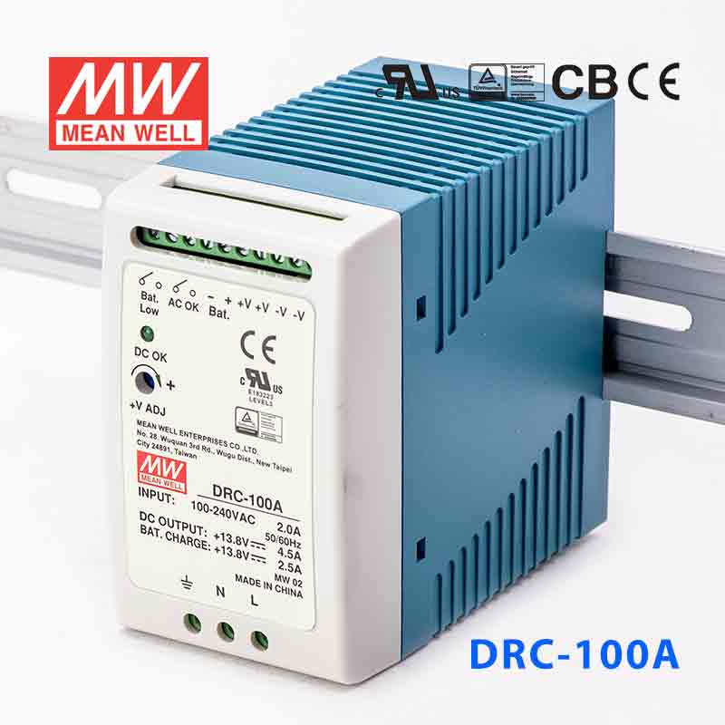 DRC-100A MEAN WELL Power Supply | HTD Electronics