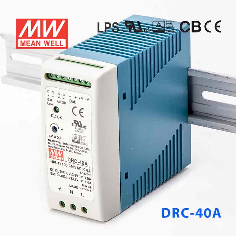 DRC-40A MEAN WELL Power Supply | HTD Electronics