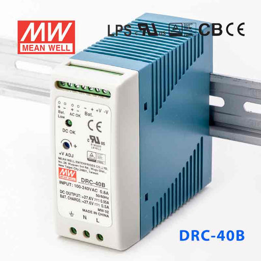 DRC-40B MEAN WELL Power Supply | HTD Electronics