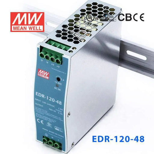 EDR-120-48 MEAN WELL Power Supply | HTD Electronics