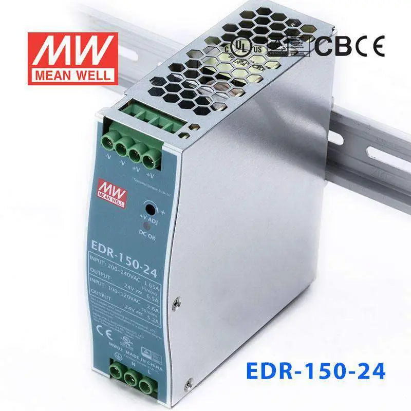 EDR-150-24 MEAN WELL Power Supply | HTD Electronics