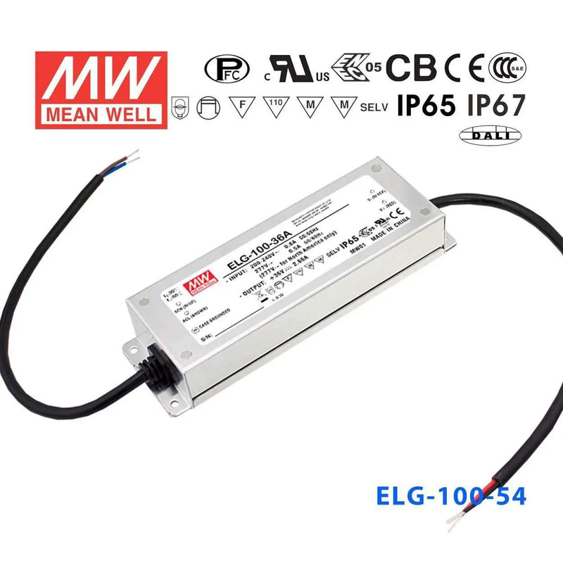 ELG-100-54 MEAN WELL Power Supply | HTD Electronics
