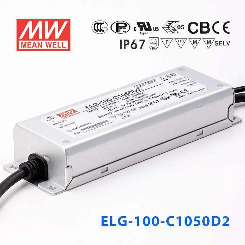 ELG-100-C1050D2 MEAN WELL Power Supply | HTD Electronics