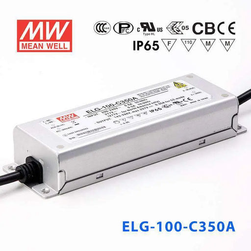 ELG-100-C350A MEAN WELL Power Supply | HTD Electronics