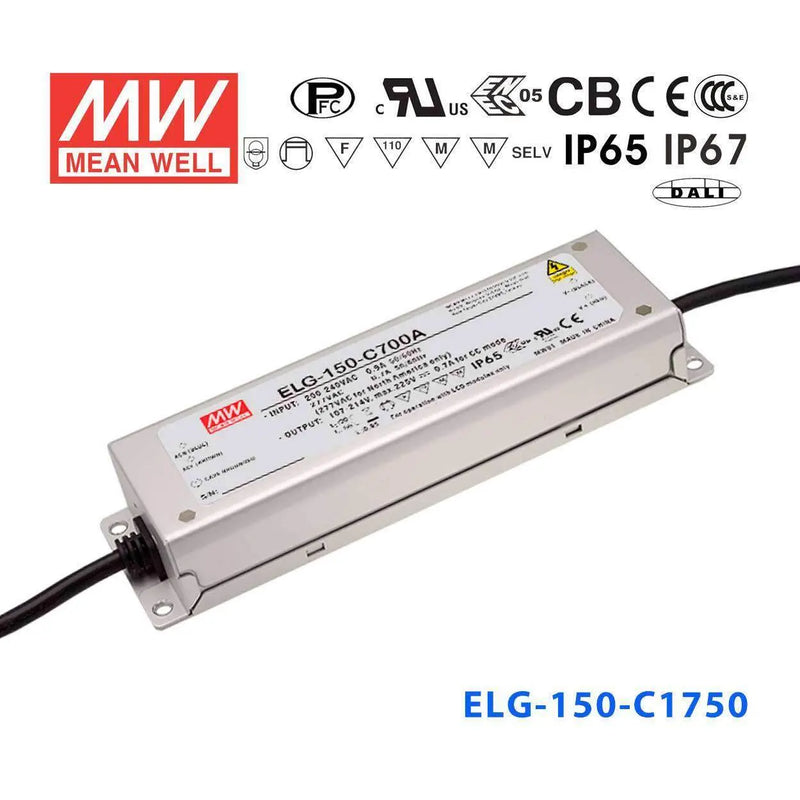 ELG-150-C1750A MEAN WELL Power Supply | HTD Electronics