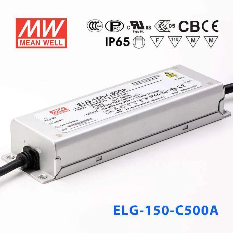 ELG-150-C500A MEAN WELL Power Supply | HTD Electronics