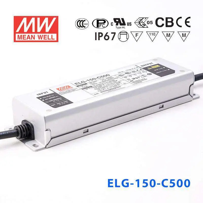 ELG-150-C500AB MEAN WELL Power Supply | HTD Electronics