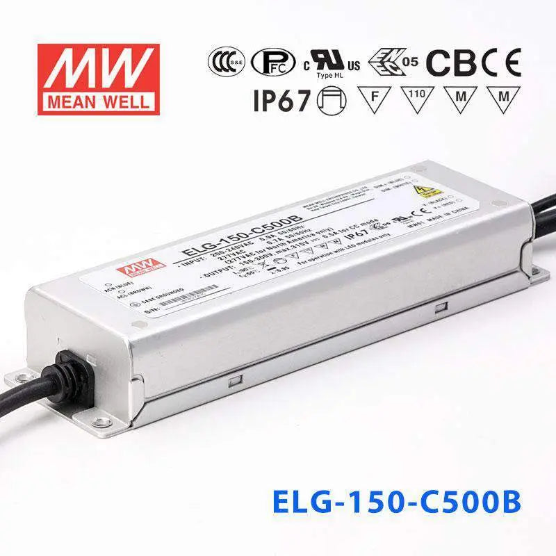 ELG-150-C500B MEAN WELL Power Supply | HTD Electronics