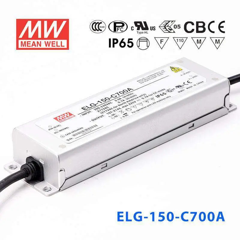 ELG-150-C700A MEAN WELL Power Supply | HTD Electronics