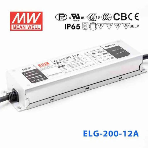 ELG-200-12A MEAN WELL Power Supply | HTD Electronics