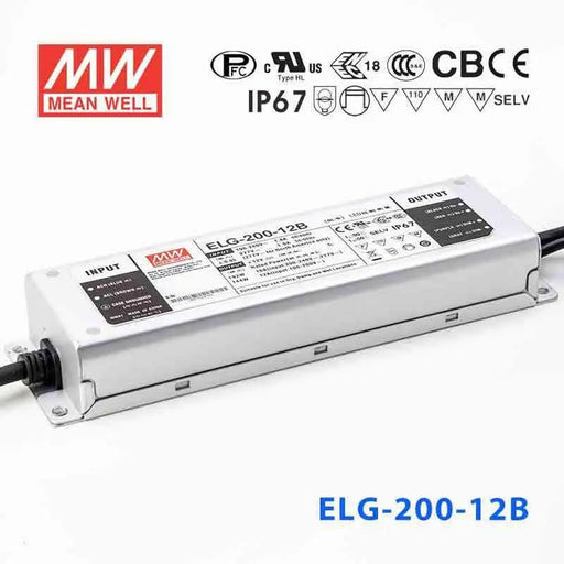 ELG-200-12B MEAN WELL Power Supply | HTD Electronics