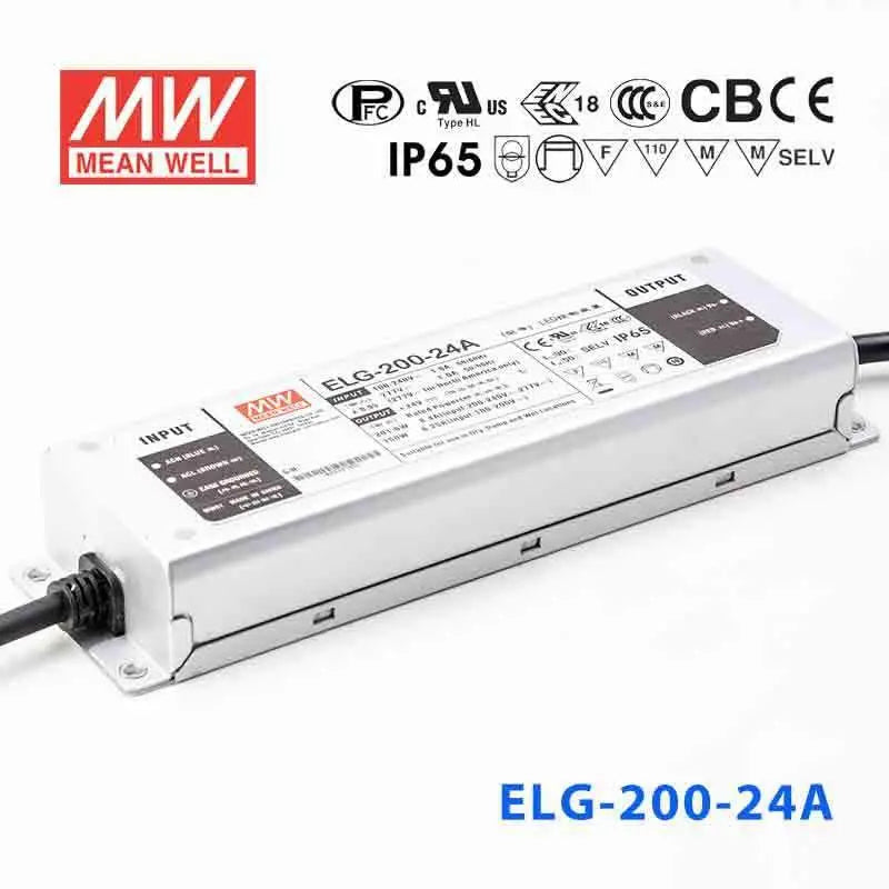 ELG-200-24A MEAN WELL Power Supply | HTD Electronics