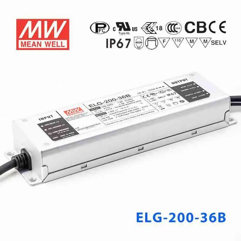 ELG-200-36B MEAN WELL Power Supply | HTD Electronics