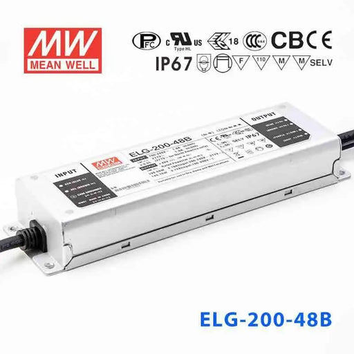 ELG-200-48B MEAN WELL Power Supply | HTD Electronics