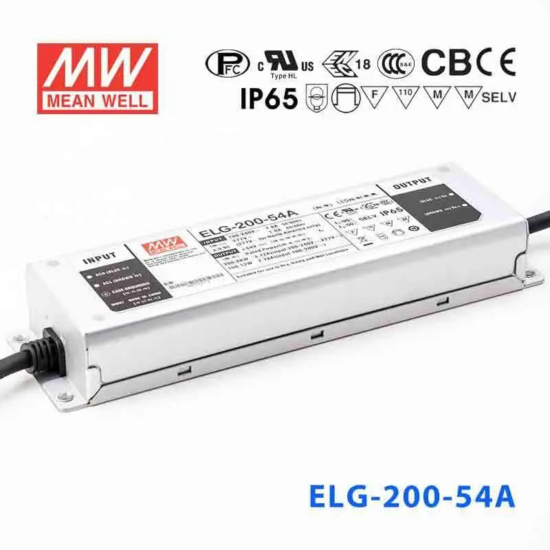 ELG-200-54A MEAN WELL Power Supply | HTD Electronics