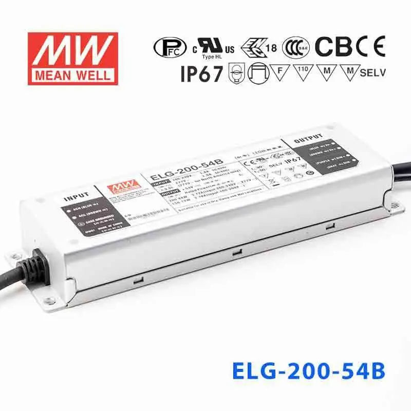 ELG-200-54B MEAN WELL Power Supply | HTD Electronics