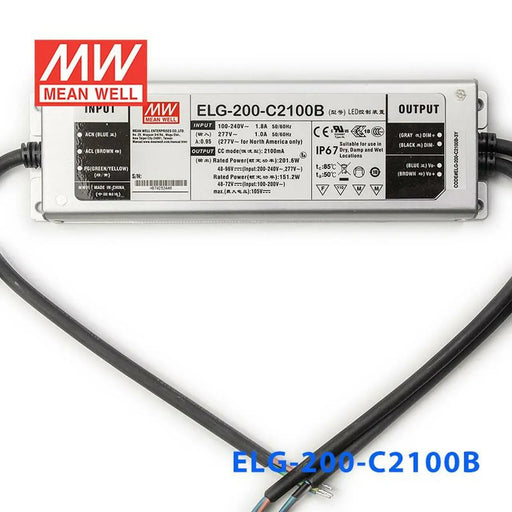 ELG-200-C2100D2 MEAN WELL Power Supply | HTD Electronics