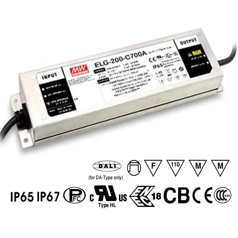 ELG-200-C700D2 MEAN WELL Power Supply | HTD Electronics