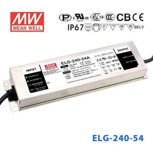ELG-240-54 MEAN WELL Power Supply | HTD Electronics