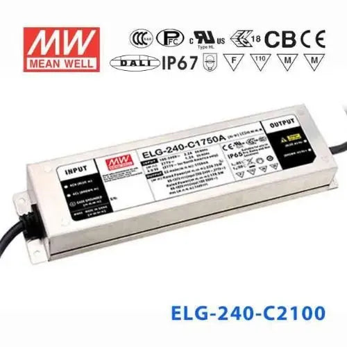 ELG-240-C2100DA MEAN WELL Power Supply | HTD Electronics