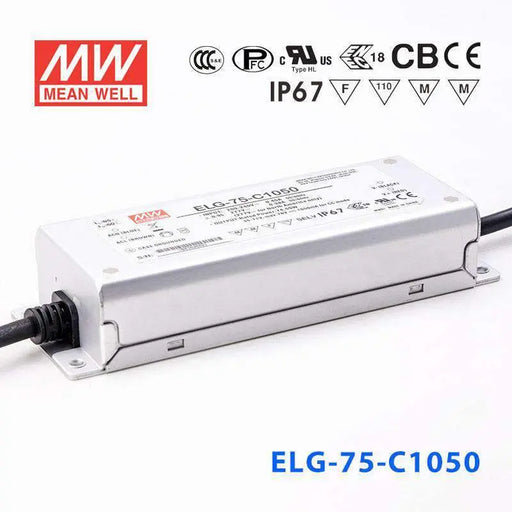 ELG-75-C1050 MEAN WELL Power Supply | HTD Electronics
