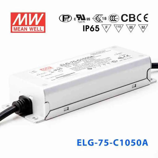 ELG-75-C1050A MEAN WELL Power Supply | HTD Electronics