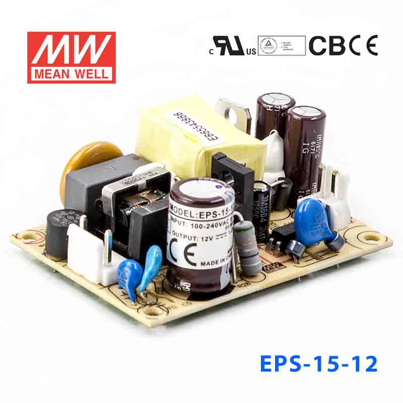 EPS-15-12 MEAN WELL Power Supply | HTD Electronics