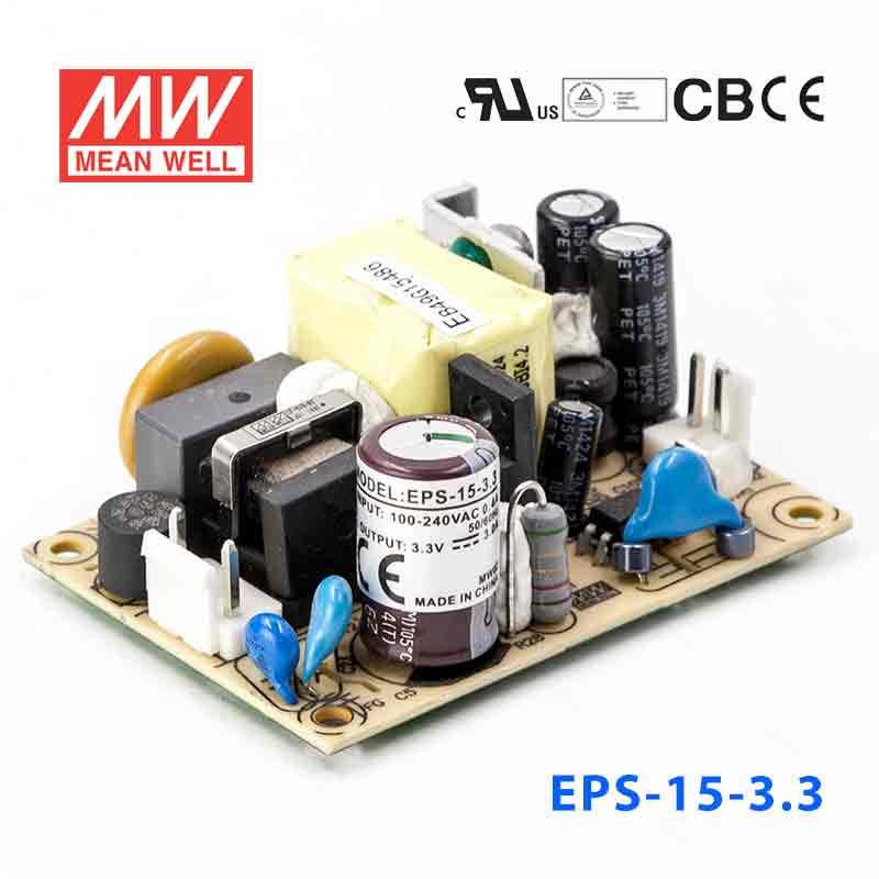 EPS-15-3.3 MEAN WELL Power Supply | HTD Electronics